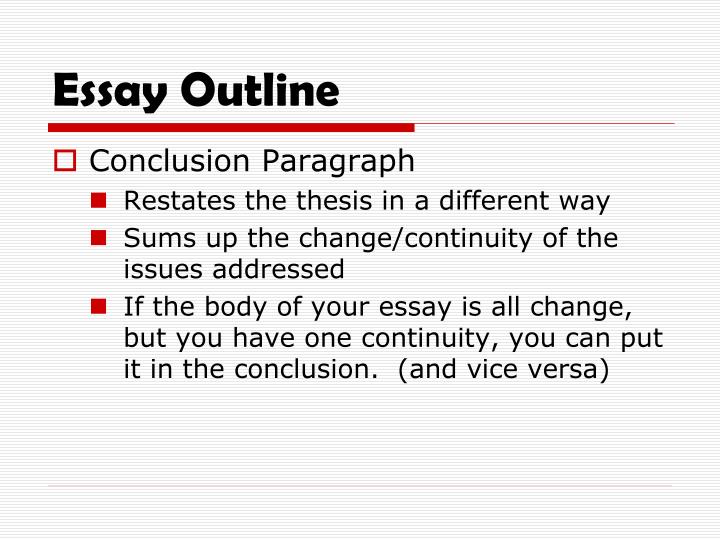 continuity and change over time essay thesis It will take hold of major components of your essay such as (1) your analytical thesis, (2) writing the continuity and change over time (ccot) essay [a review. continuity and change over time essay thesis It will take hold of major components of your essay such as (1) your analytical thesis, (2) writing the continuity and change over time (ccot) essay [a review.