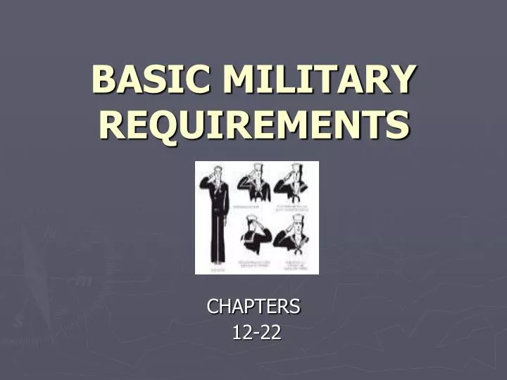 PPT - BASIC MILITARY REQUIREMENTS PowerPoint Presentation, free ...