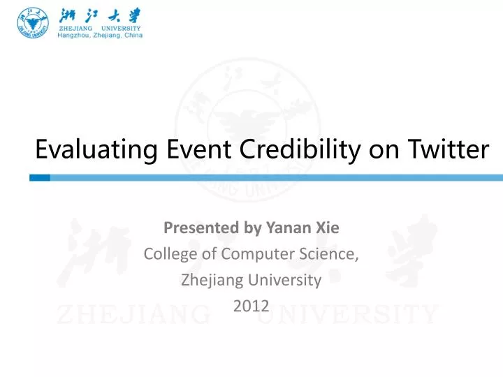 evaluating event credibility on twitter n.