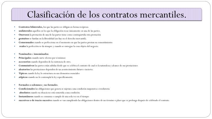 PPT - LOS CONTRATOS MERCANTILES Y OPERACIONES DE CRÉDITO . PowerPoint