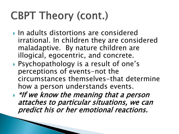 cognitive behavioral play therapy cognitive behavioral play therapy