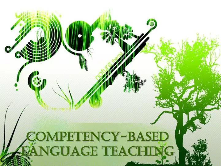 competency based language teaching n.