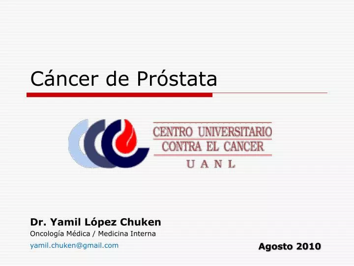 cáncer de próstata ppt 2020 cáncer de próstata ppt 2020