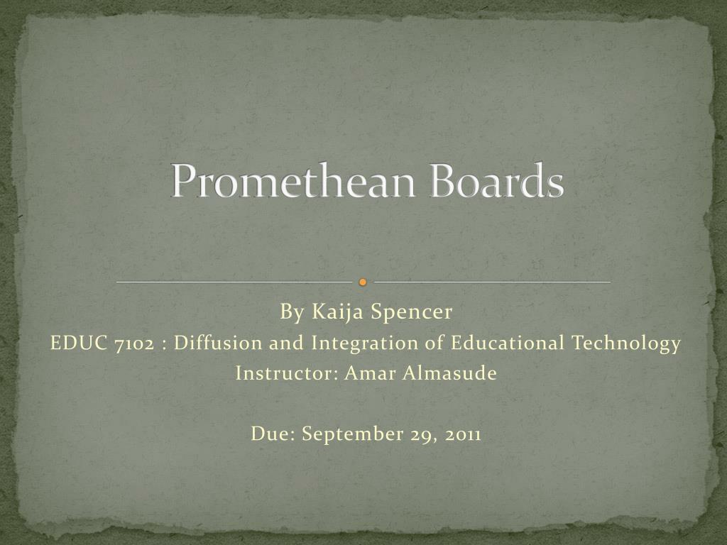 PPT Promethean Boards PowerPoint Presentation, free download ID3758687