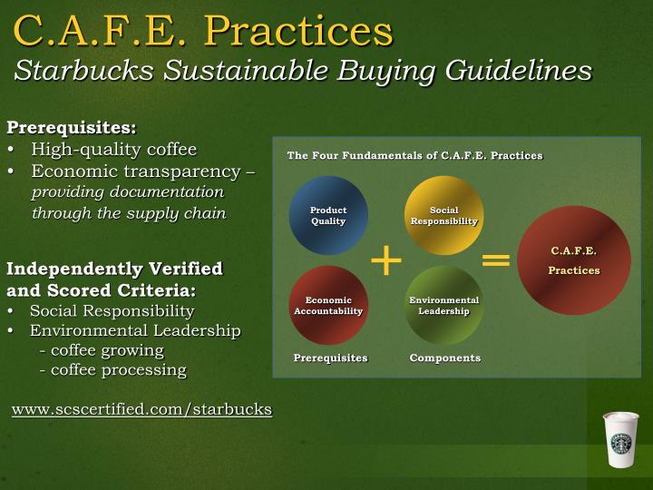 What is cafe practices