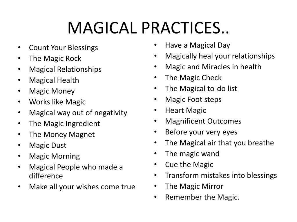 28 Magical Practices - The Magic Book By Rhonda Byrne 