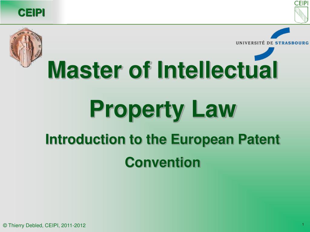 phd in intellectual property law in europe