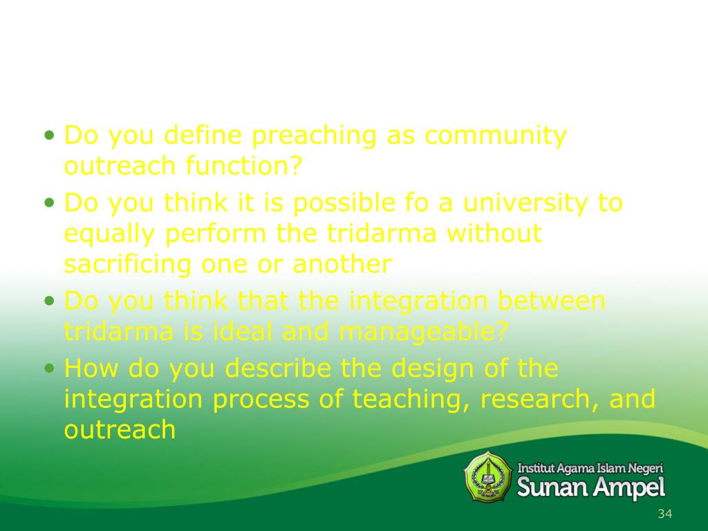 Ppt Iain Sunan Ampel Islamic Higher Educational Institution Towards Communi University Powerpoint Presentation Id