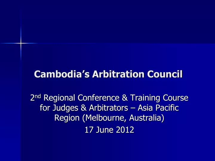 cambodia s arbitration council n.