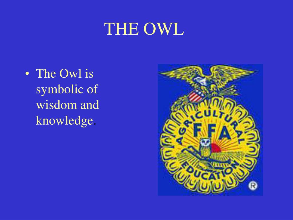 PPT FFA  Emblem PowerPoint Presentation free download 