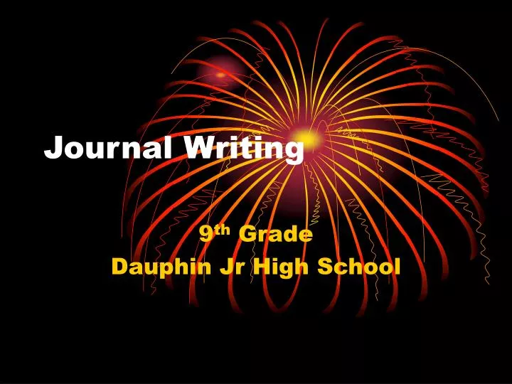 journal writing n.