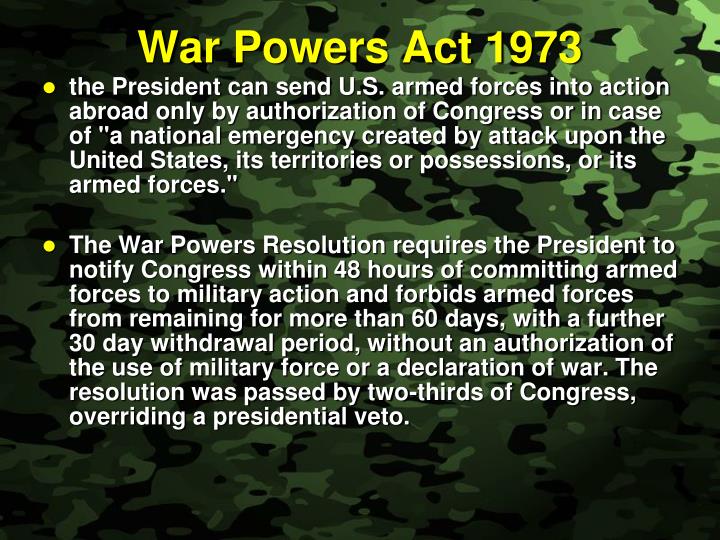 the war powers act of 1973 2 essay War powers act of 1973 essays: over 180,000 war powers act of 1973 essays, war powers act of 1973 term papers, war powers act of 1973 research paper, book reports. the war powers act of 1973 2 essay War powers act of 1973 essays: over 180,000 war powers act of 1973 essays, war powers act of 1973 term papers, war powers act of 1973 research paper, book reports.