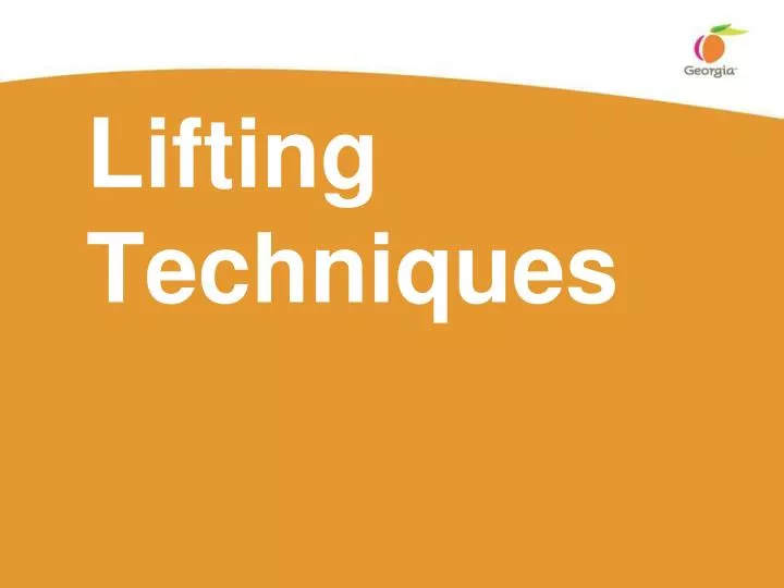 lifting techniques n.
