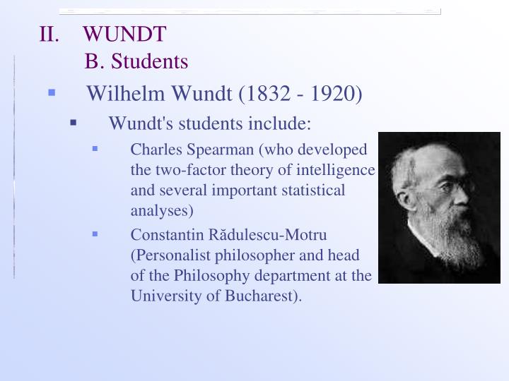 an analysis of wihelm wundts concept of discipline with structuralism an analysis of wihelm wundts concept of discipline with structuralism