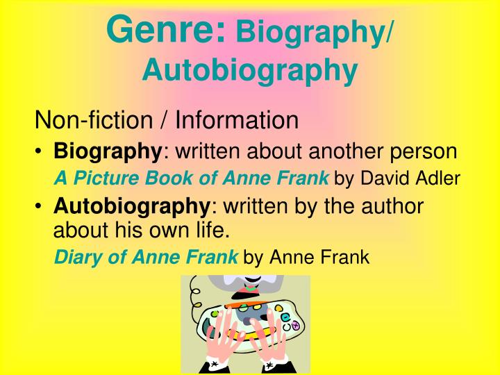 autobiography sub genre