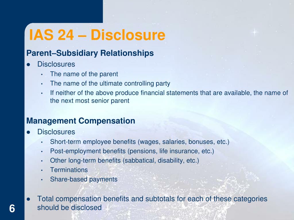 powerpoint presentation on ias 24