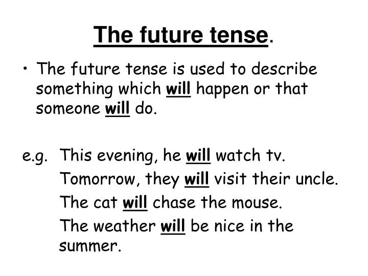 the future tense n.