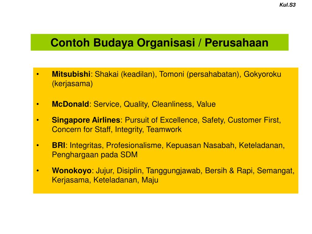 Pengertian Budaya Organisasi Atau Budaya Perusahaan