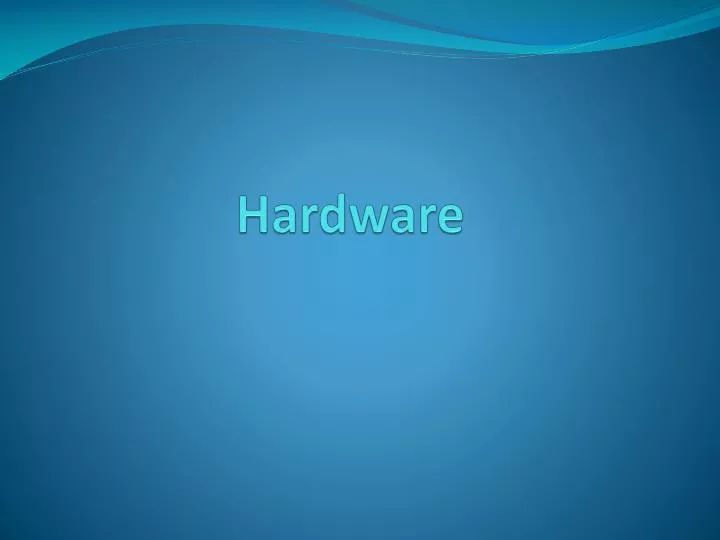 hardware n.