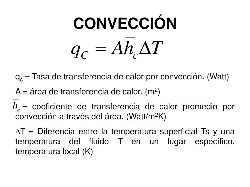 PPT - Transferencia de Calor PowerPoint Presentation, free download -  ID:3773299