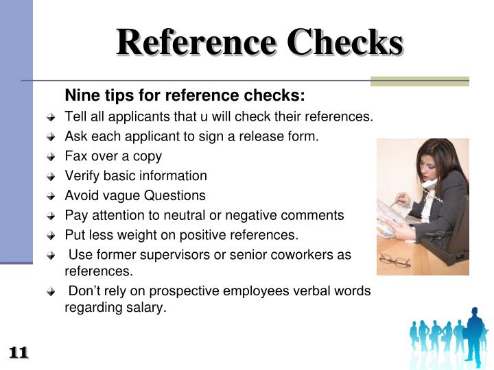 Importance of reference checks on job applicants