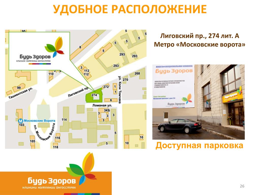 Будь Здоров, медцентр, клиника, Лиговский просп., 274, Санкт-Петербург - Яндекс