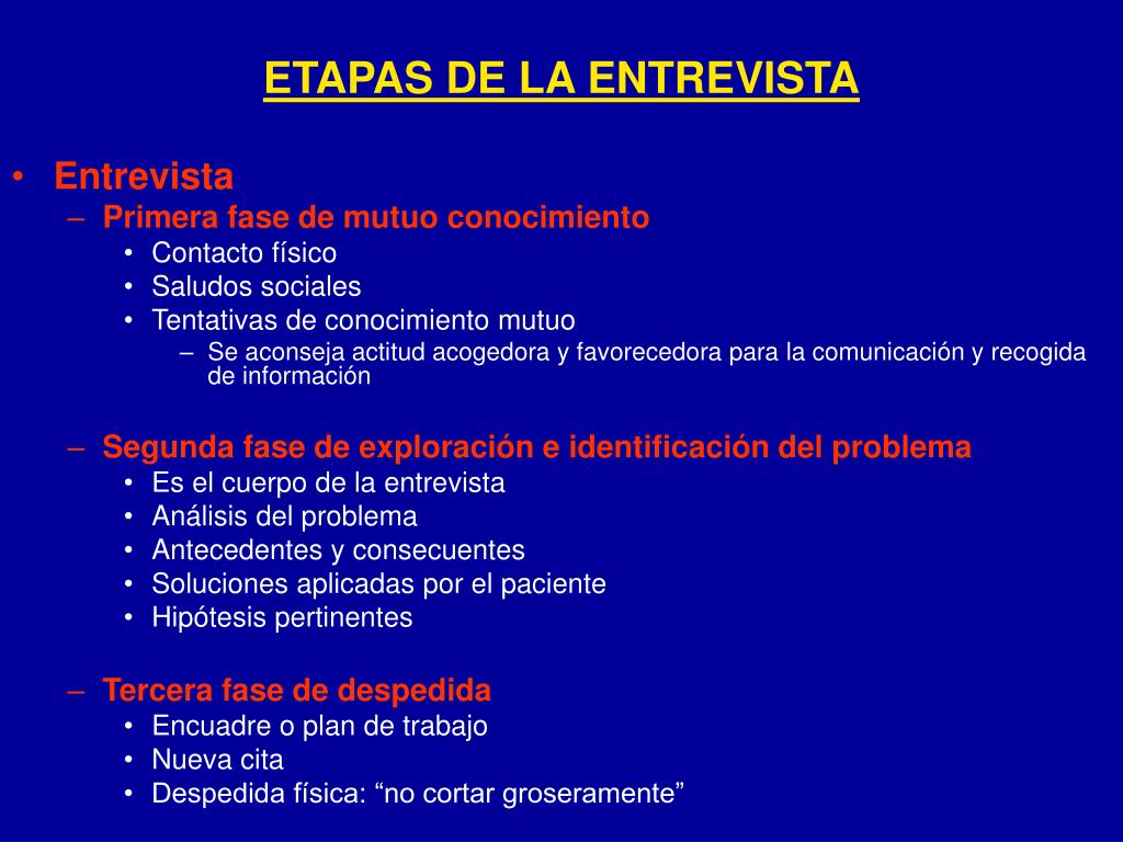 PPT - LA ENTREVISTA PSICOLOGICA PowerPoint Presentation, free download ...