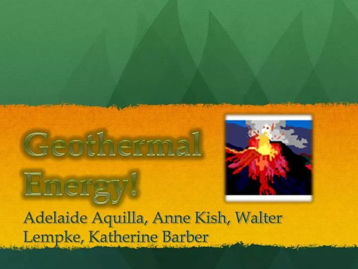 Ppt Geothermal Energy Powerpoint Presentation Free Download Id 3775554