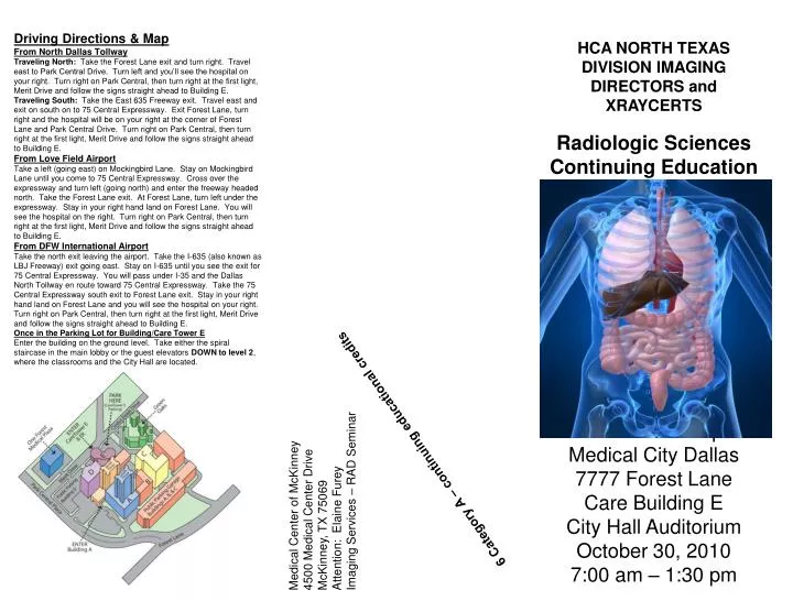 PPT Driving Directions & Map From North Dallas Tollway PowerPoint