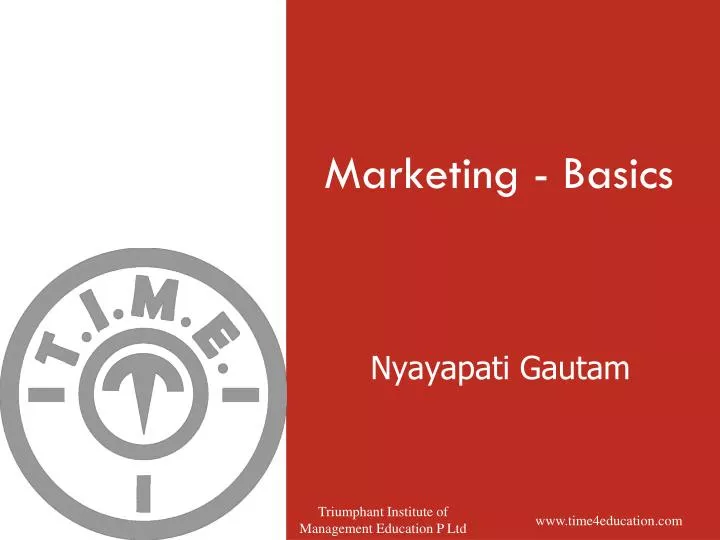 marketing basics n.