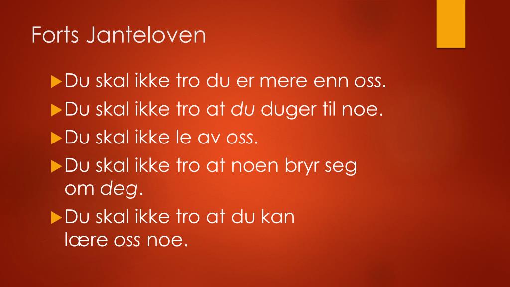 PPT Janteloven PowerPoint Presentation Free Download ID 3778213