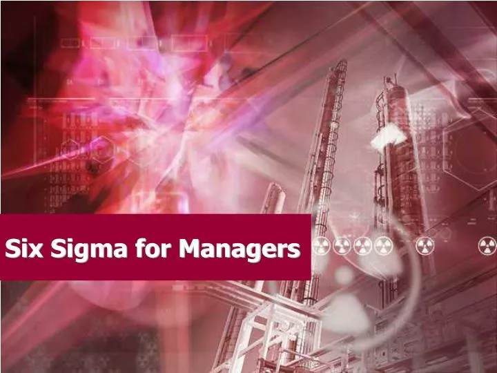 six sigma for managers n.