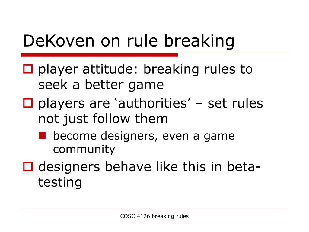 PPT - Treatment of unplayed games for Buchholz tie break: the FIDE rule  PowerPoint Presentation - ID:1129391