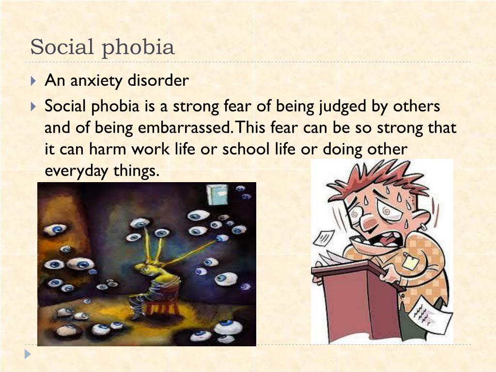 social phobia case study