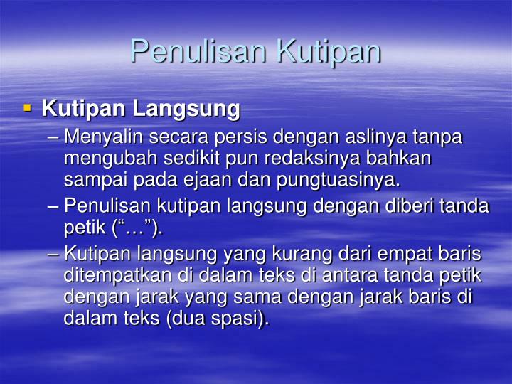 PPT - PENULISAN KARYA ILMIAH PowerPoint Presentation - ID 