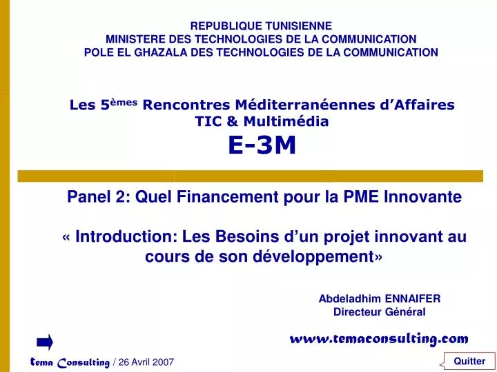 rencontres et Cour PPT