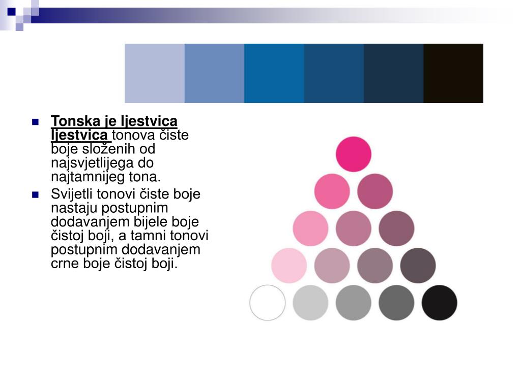 PPT - Lokalna boja, tonsko stupnjevanje boje PowerPoint Presentation, free  download - ID:3786133