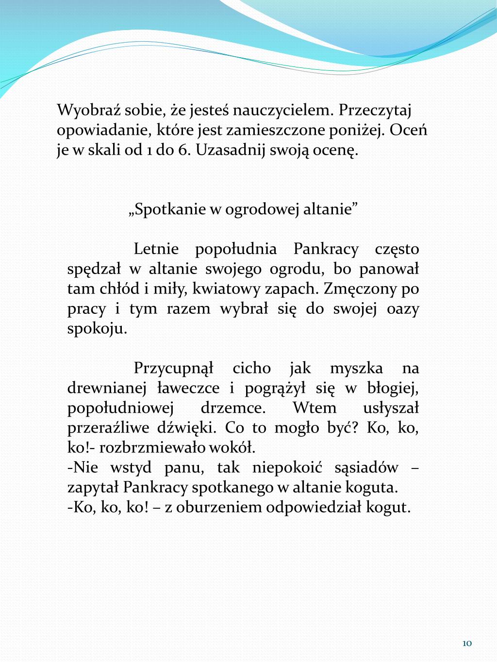 Co To Jest Opowiadanie Odtwórcze PPT - Jak pisać opowiadanie? PowerPoint Presentation, free download