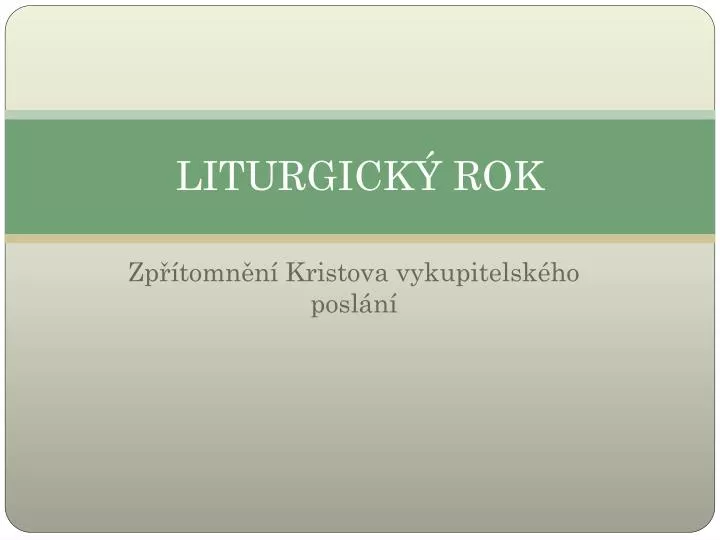 liturgick rok n.