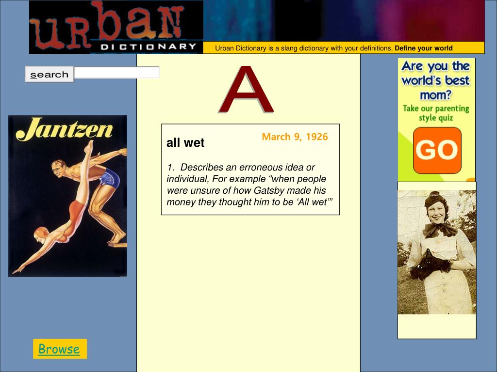 PPT - Urban Dictionary is a slang dictionary with your definitions. Define  your world PowerPoint Presentation - ID:3787776