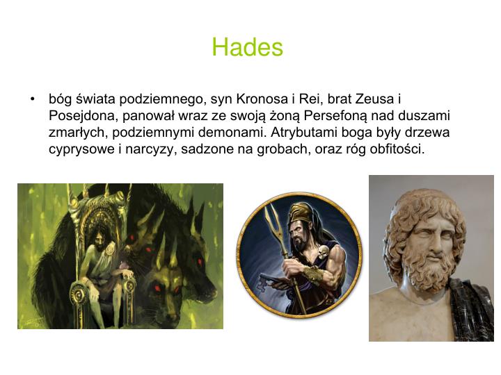 PPT - Bogowie greccy i ich atrybuty PowerPoint Presentation - ID:3787912