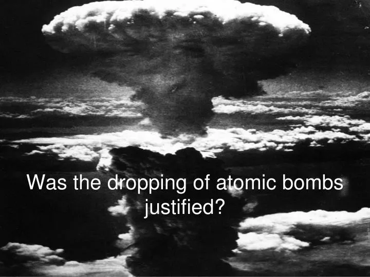 an analysis of the two sides of the story in the dropping of the bomb an analysis of the two sides of the story in the dropping of the bomb