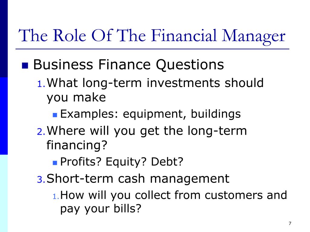 define finance manager define finance manager