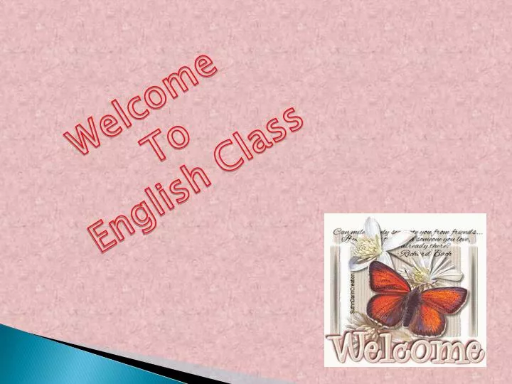 PPT - Welcome To English Class PowerPoint Presentation, Free Download ...