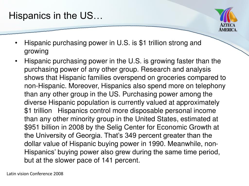 PPT Hispanic Buying Power PowerPoint Presentation, free download ID