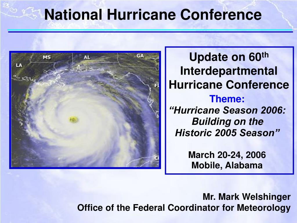PPT National Hurricane Conference PowerPoint Presentation, free