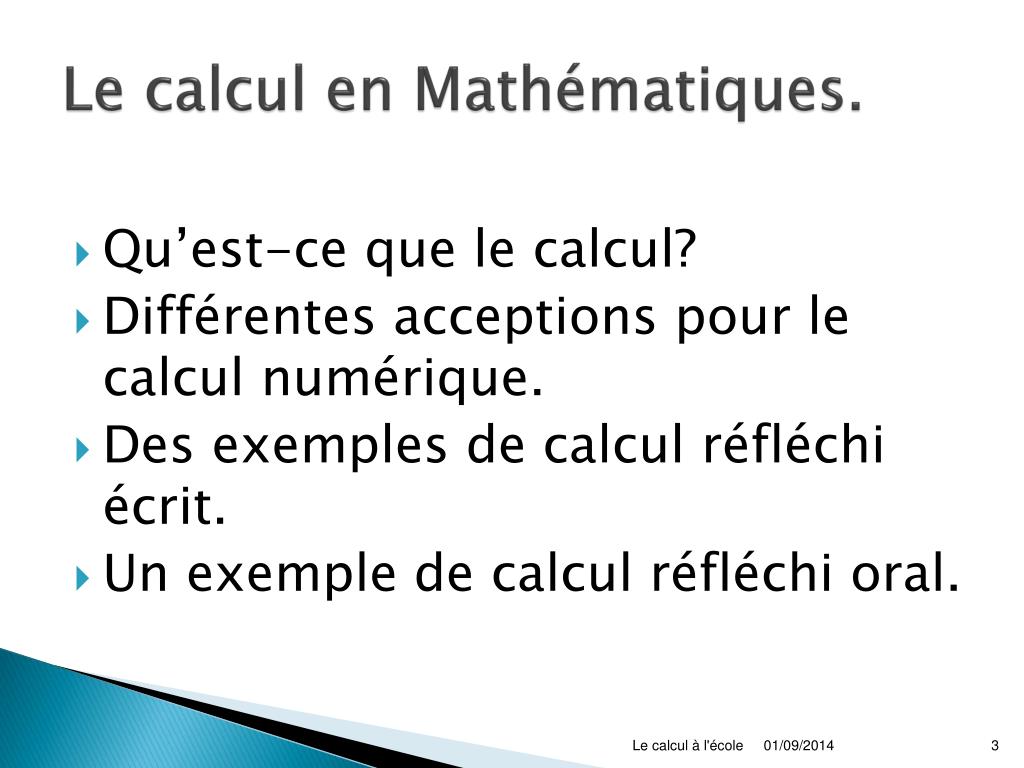 Chap3- Calculs numériques (Révisions de 4ème) - ppt télécharger