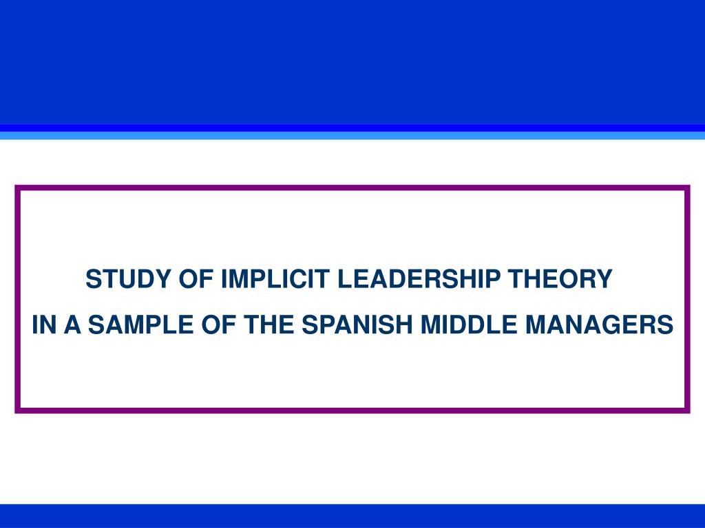 implicit leadership theory