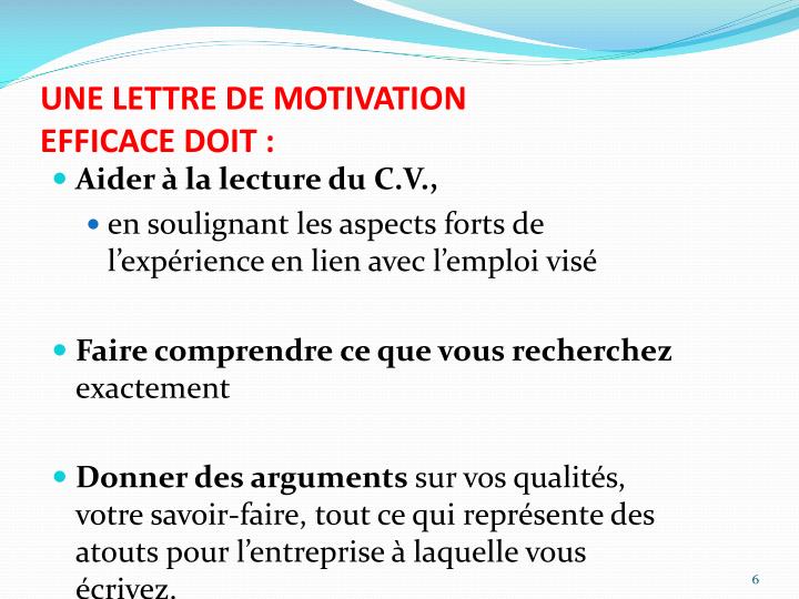 PPT - La lettre de motivation PowerPoint Presentation - ID PPT - La lettre de motivation PowerPoint Presentation - ID