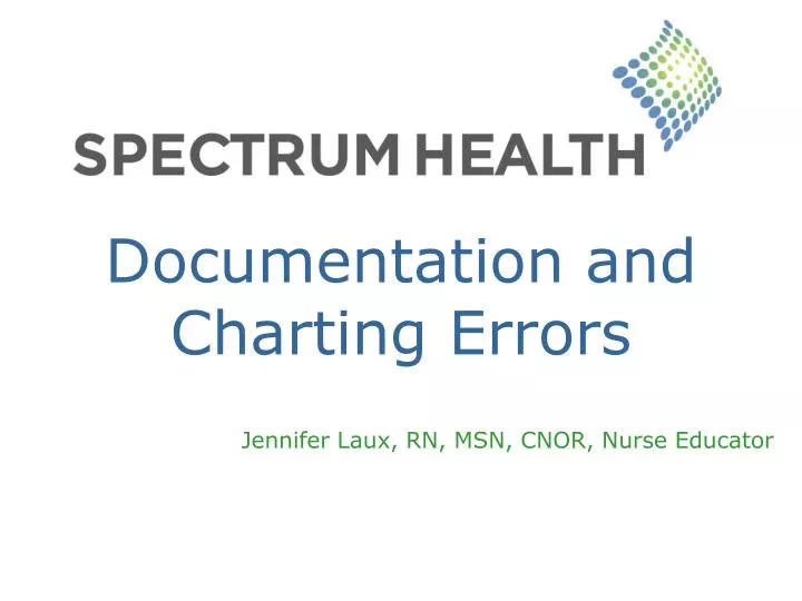 PPT Documentation and Charting Errors PowerPoint Presentation, free download ID3792938